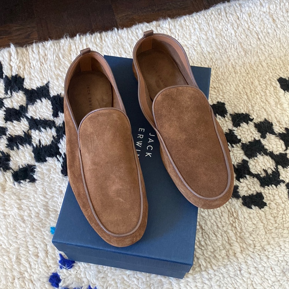 Jack Erwin suede loafers